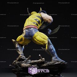 Wolverine Angry Battle 3D Printing Models