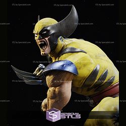 Wolverine Angry Battle 3D Printing Models