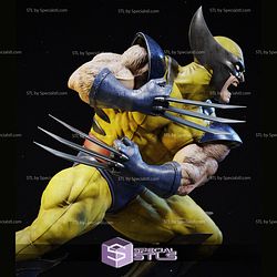 Wolverine Angry Battle 3D Printing Models