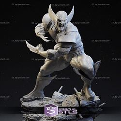 Wolverine Angry Battle 3D Printing Models