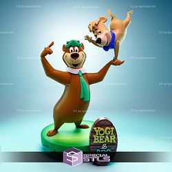 Yogi Bear and Boo Boo 3D Printing Models