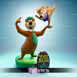 Yogi Bear and Boo Boo 3D Printing Models