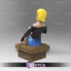 Android 18 Relax Basic 3D STL Files