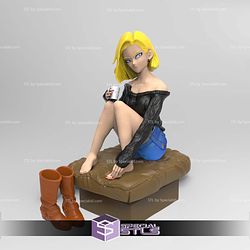 Android 18 Relax Basic 3D STL Files