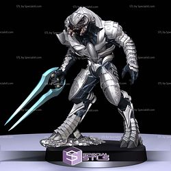 Arbiter Halo Various Pose STL Miniature