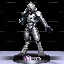 Arbiter Halo Various Pose STL Miniature