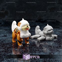 Basic Pokemon Collection - Articulated Hisuian Growlithe