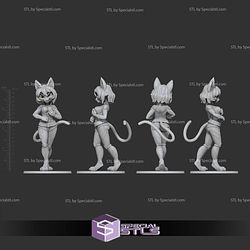 Basic STL Collection - Miss Santa Catwoman