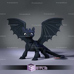 Basic STL Files - Toothless Dragon