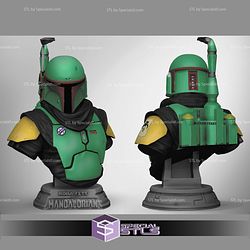 Boba Fett Repaint Bust STL Files