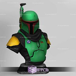 Boba Fett Repaint Bust STL Files