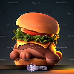 Clodsire Burger Pokemon 3D Printing Models