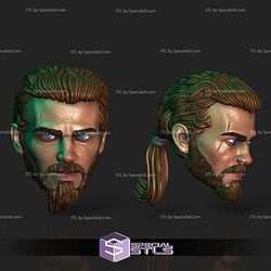 Custom Head STL Collection - Anakin Skywalker Beard