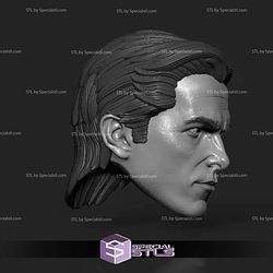 Custom Head STL Collection - Bruce Wayne Christian Bale