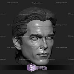 Custom Head STL Collection - Bruce Wayne Christian Bale