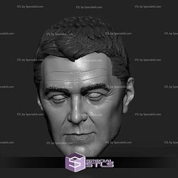 Custom Head STL Collection - Bruce Wayne George Clooney