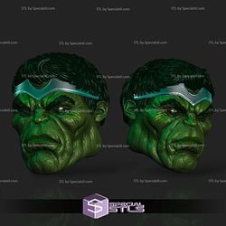 Custom Head STL Collection - King Hulk