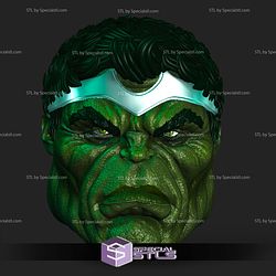 Custom Head STL Collection - King Hulk