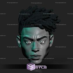 Custom Head STL Collection - Miles Morales PS5