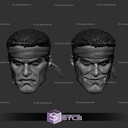 Custom Head STL Collection - Punisher 2 Version