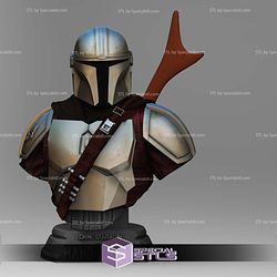 Din Djarin Mandalorian Bust STL Files