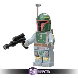 Lego 3D Print Collection - Boba Fett