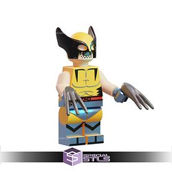 Lego 3D Print Collection - Wolverine