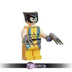 Lego 3D Print Collection - Wolverine