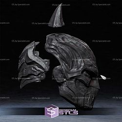 Cosplay STL Files Death Knight Batman Helmet