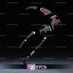 Cosplay STL Files Death Knight Scythe