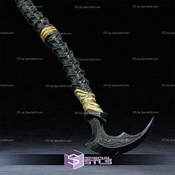 Cosplay STL Files Death Knight Scythe