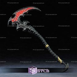 Cosplay STL Files Death Knight Scythe