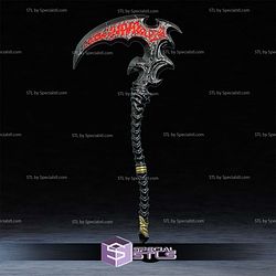 Cosplay STL Files Death Knight Scythe