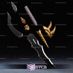 Cosplay STL Files Venom Fang Dagger Solo Leveling