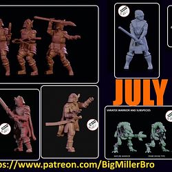 July 2021 Bigmillerbro Miniatures