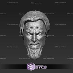 Custom Head STL Collection - Evil Doctor Strange Third Eye