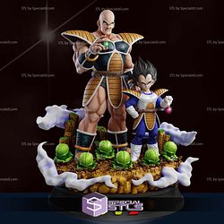 Nappa and Vegeta Saga Saiyan 3D Printing Models