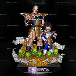 Nappa and Vegeta Saga Saiyan 3D Printing Models