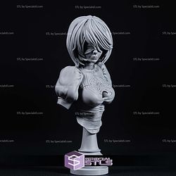 Simple STL Collection - 2B Nier Automata Bust