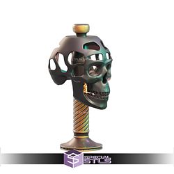 Skull Helmet Display STL Files