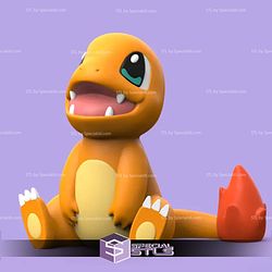 Super Basic Pokemon STL - Chibi Charmander