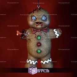 Super Basic STL - Gingerbread Man Scary V2