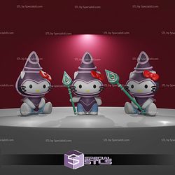 Super Basic STL Collection - Hello Kitty Dark Wizard