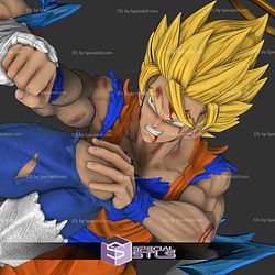 Vegeta Battle Goku Heaven 3D Printing Models