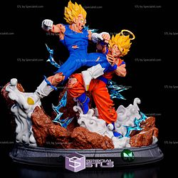 Vegeta Battle Goku Heaven 3D Printing Models