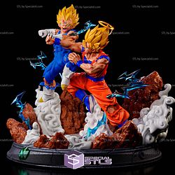 Vegeta Battle Goku Heaven 3D Printing Models