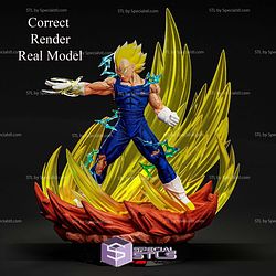 Majin Vegeta Shooting Power 3D Printer Files