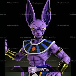 Beerus Sama Sitting Pose 3D Printing Models