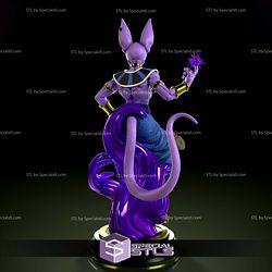 Beerus Sama Sitting Pose 3D Printing Models