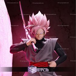 Black Goku Moon 3D Printing Models